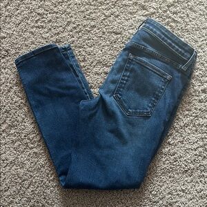Just Black Denim Blue Jeans with a Worn Look